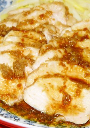 鶏むね肉のレンジでチン♪しょうが焼き◎-レシピのメイン写真
