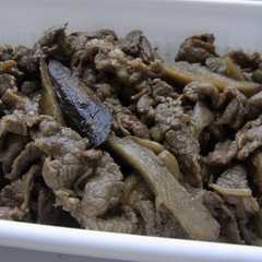 รูปของ 牛肉と舞茸の当座煮
