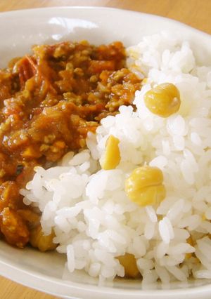 ひよこ豆ごはん-レシピのメイン写真