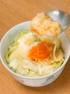 とろ~り♪キャベたまご飯♡-レシピのメイン写真