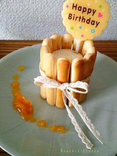 ☆1歳のお誕生日に*簡単ケーキ☆-レシピのメイン写真
