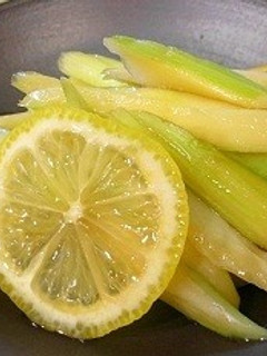 セロリのレモン醤油漬け-レシピのメイン写真