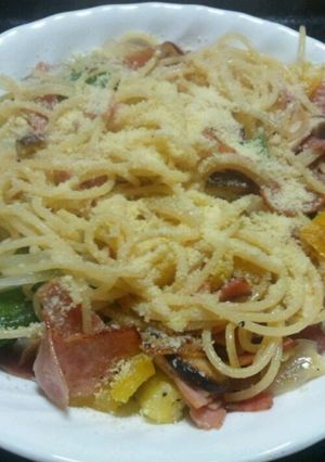 ガーリックパスタ-レシピのメイン写真