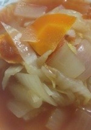 てんこ盛り白菜のトマトスープ-レシピのメイン写真