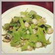 帆立とインゲンのソテー