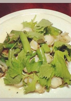 帆立とインゲンのソテー-レシピのメイン写真