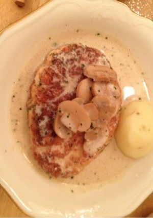 鶏ハンバーグのサワークリーム煮-レシピのメイン写真