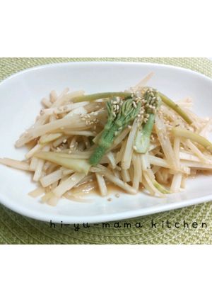 さっぱり好きの★うど★炒め-レシピのメイン写真