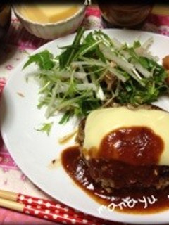 肉汁ジューシー ハンバーグ-レシピのメイン写真