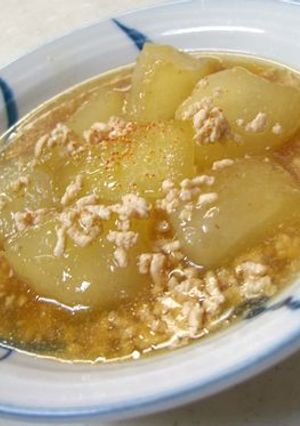 ＊冬瓜の鶏そぼろあんかけ＊-レシピのメイン写真