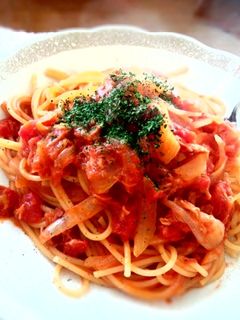 トマトとツナのパスタ-レシピのメイン写真