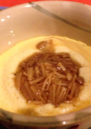 納豆＆なめたけ茶碗蒸し-レシピのメイン写真