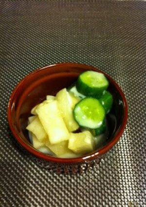 簡単味噌ヨーグルト漬物-レシピのメイン写真