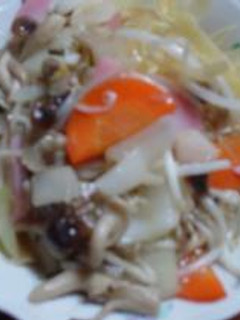 春巻き皮の皿うどん風-レシピのメイン写真
