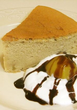 丸型で♡マロンシフォンケーキ-レシピのメイン写真
