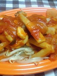 トマト缶で☆簡単♪チキンのトマト煮込み-レシピのメイン写真