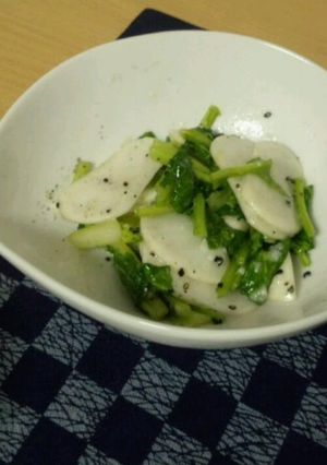 かぶが甘い！即席塩麹サラダ♪-レシピのメイン写真