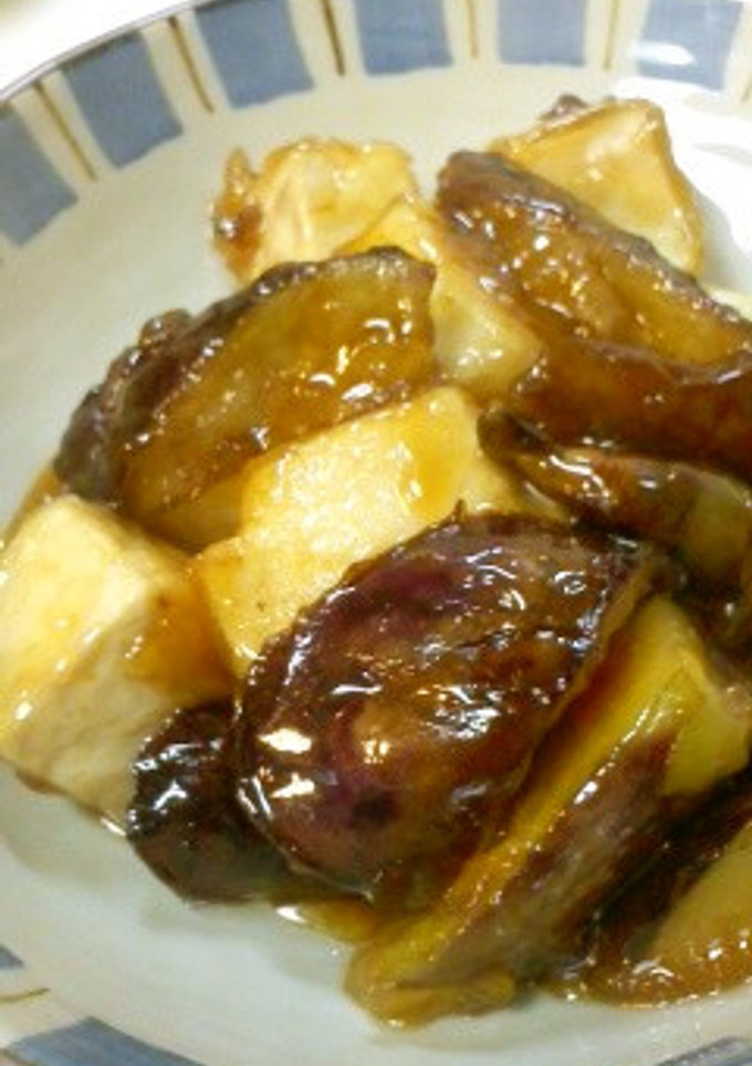 めんつゆで簡単☆なすと豆腐の炒め物-レシピのメイン写真