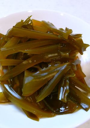 新生ワカメ茎の煮物！-レシピのメイン写真