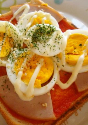 ＊玉子トースト＊-レシピのメイン写真