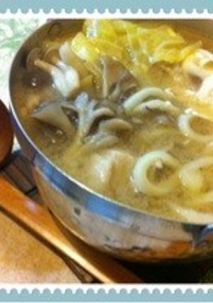 味噌煮込みうどん-レシピのメイン写真