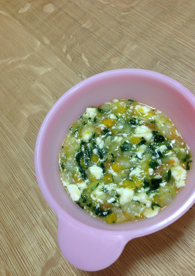 離乳食 豆腐と彩り野菜のとろとろあん-レシピのメイン写真