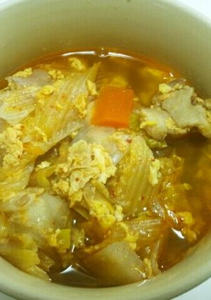 【クッパにしてもおいしい★キムチスープ】-レシピのメイン写真