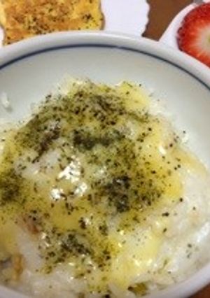 風邪☆リゾット風チーズ入り牛乳粥☆朝食-レシピのメイン写真