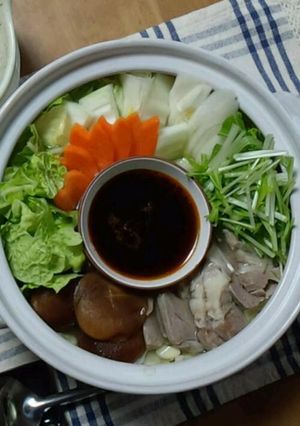 塩豚ブロックと野菜のさっぱり鍋-レシピのメイン写真