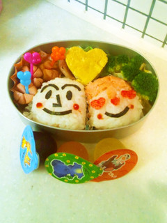 キャラ弁☆アンパンマン♡ラブラブ弁当-レシピのメイン写真