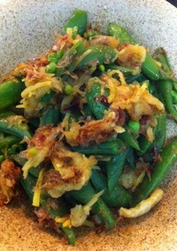 ■スナップエンドウと油揚げの中華炒め■-レシピのメイン写真