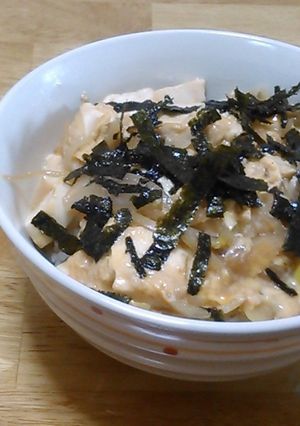 豆腐の卵とじ丼-レシピのメイン写真