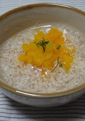 ＊離乳食中期＊かぼちゃのそぼろあんかけ風-レシピのメイン写真