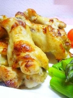 *手羽元のにんにく塩焼き*-レシピのメイン写真