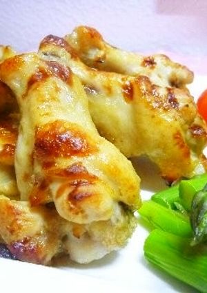 *手羽元のにんにく塩焼き*-レシピのメイン写真