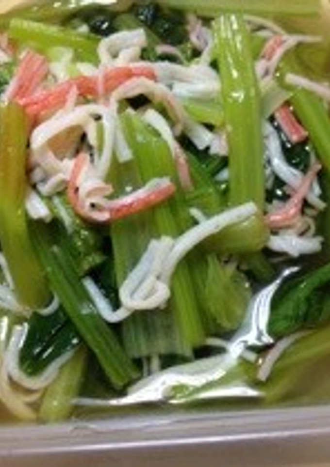 お弁当作り置き★小松菜とカニカマの煮浸し-レシピのメイン写真