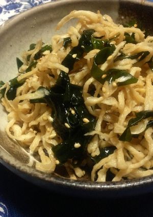 プレ農家めし◆切り干し大根ワカメの酢の物-レシピのメイン写真