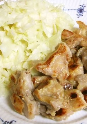 キャベツがおいしい！鶏の塩麹焼き-レシピのメイン写真