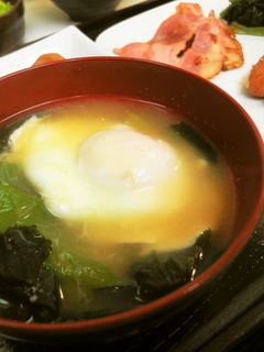 *ネギと若布と卵の味噌汁*-レシピのメイン写真