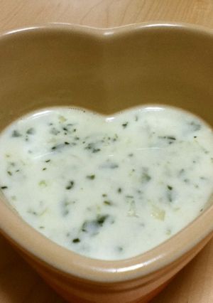 離乳食＊ほうれん草のクリームチーズスープ-レシピのメイン写真