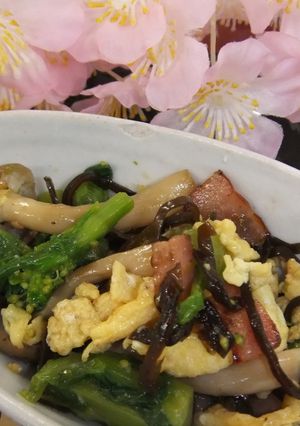 簡単!柚子胡椒昆布と菜の花の和え物-レシピのメイン写真