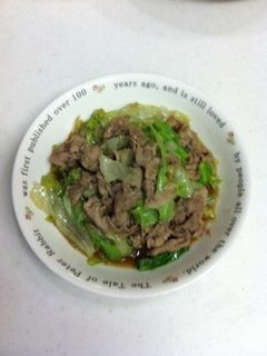 レタスの豚生姜焼き-レシピのメイン写真