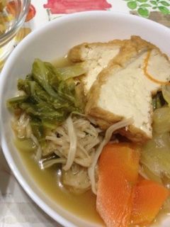白菜と厚揚げの煮浸し-レシピのメイン写真