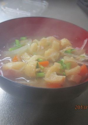 根菜味噌汁-レシピのメイン写真