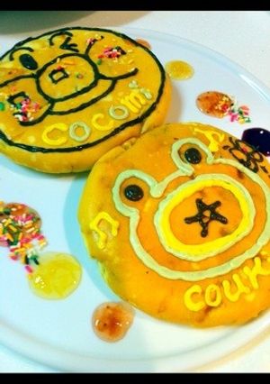休日の子供ご飯★簡単ホットケーキ-レシピのメイン写真