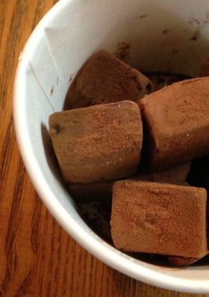 溶かして混ぜるだけで濃厚生チョコ*-レシピのメイン写真