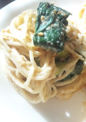 [和え素麺]ホウレン草のゴママヨ和え-レシピのメイン写真