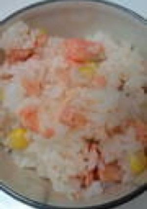 鮭とコーンの炊き込みご飯☆-レシピのメイン写真