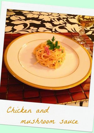 Yummy♡チキン&マッシュルームソース-レシピのメイン写真
