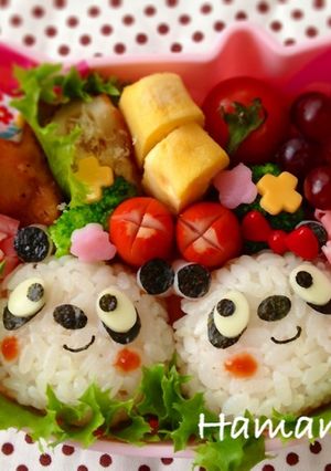 簡単♪パンダキャラ弁-レシピのメイン写真
